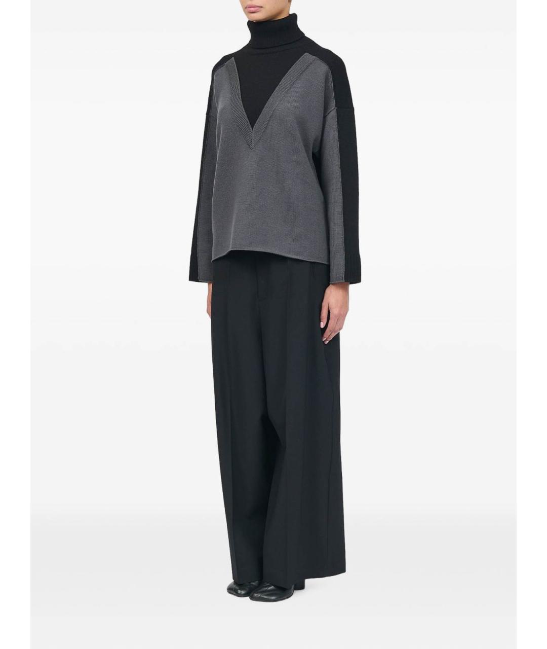 MM6 MAISON MARGIELA Черный шерстяной джемпер / свитер, фото 3