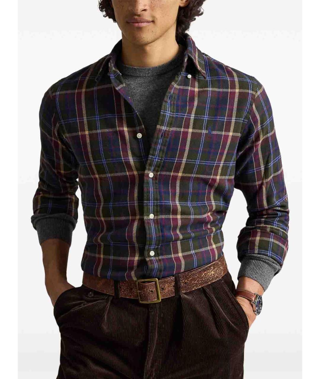 POLO RALPH LAUREN Мульти хлопковая кэжуал рубашка, фото 2