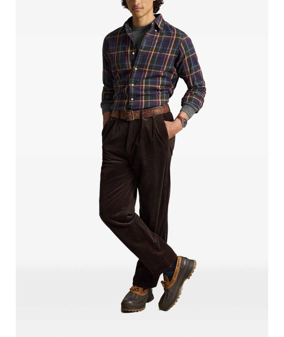 POLO RALPH LAUREN Мульти хлопковая кэжуал рубашка, фото 3