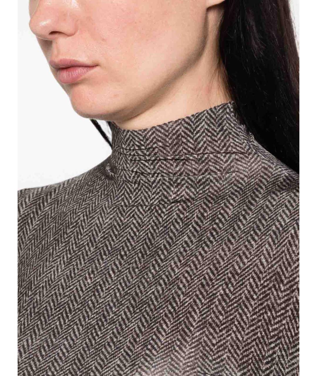 MAISON MARGIELA Серое вискозное боди, фото 5