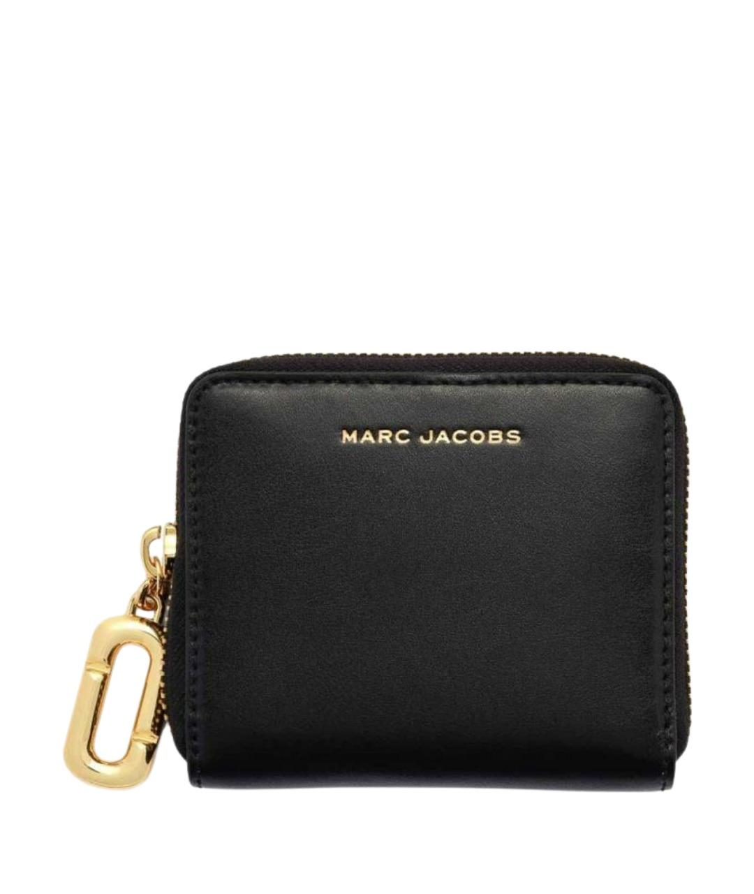 MARC JACOBS Черный кожаный кошелек, фото 1