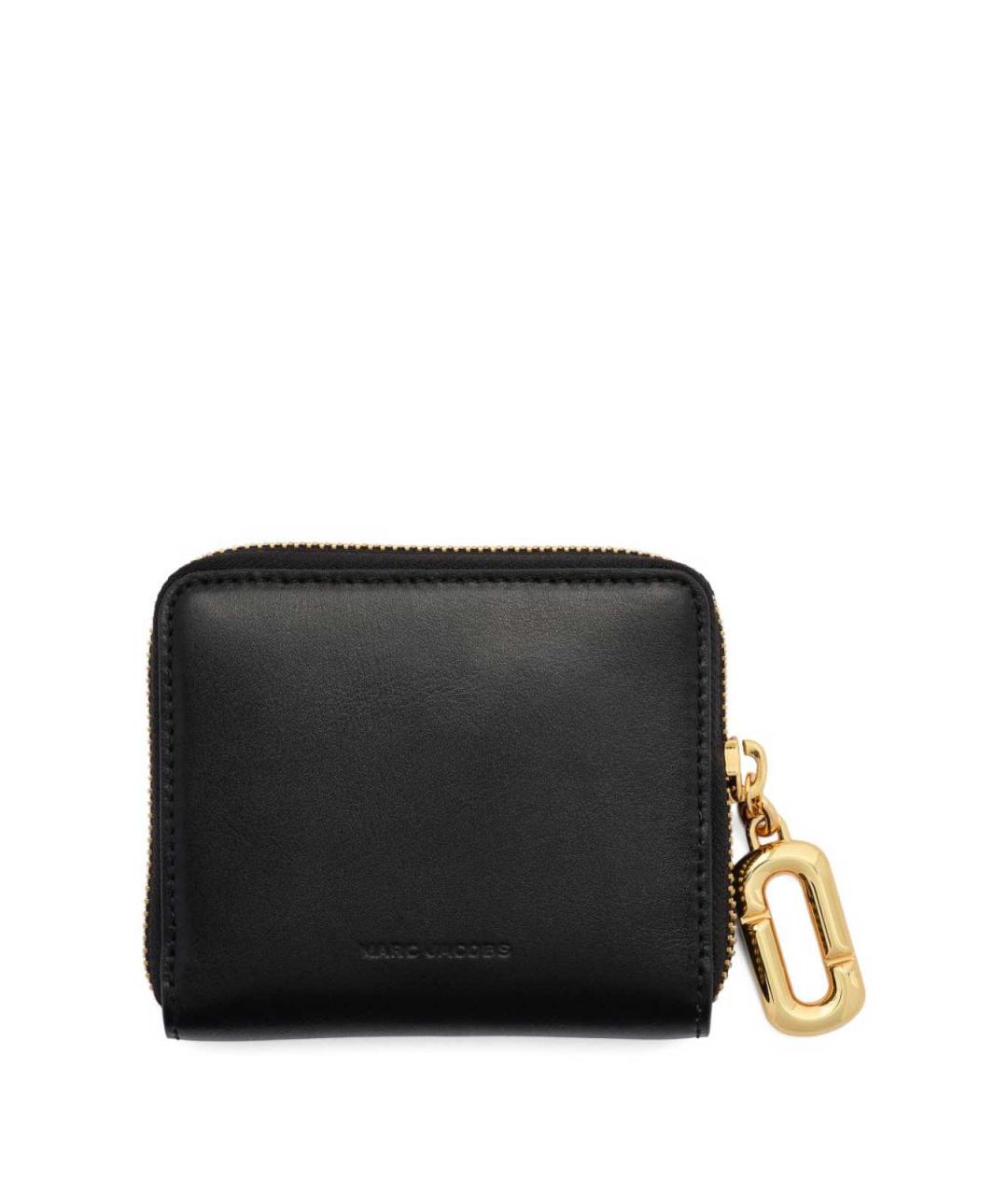 MARC JACOBS Черный кожаный кошелек, фото 4