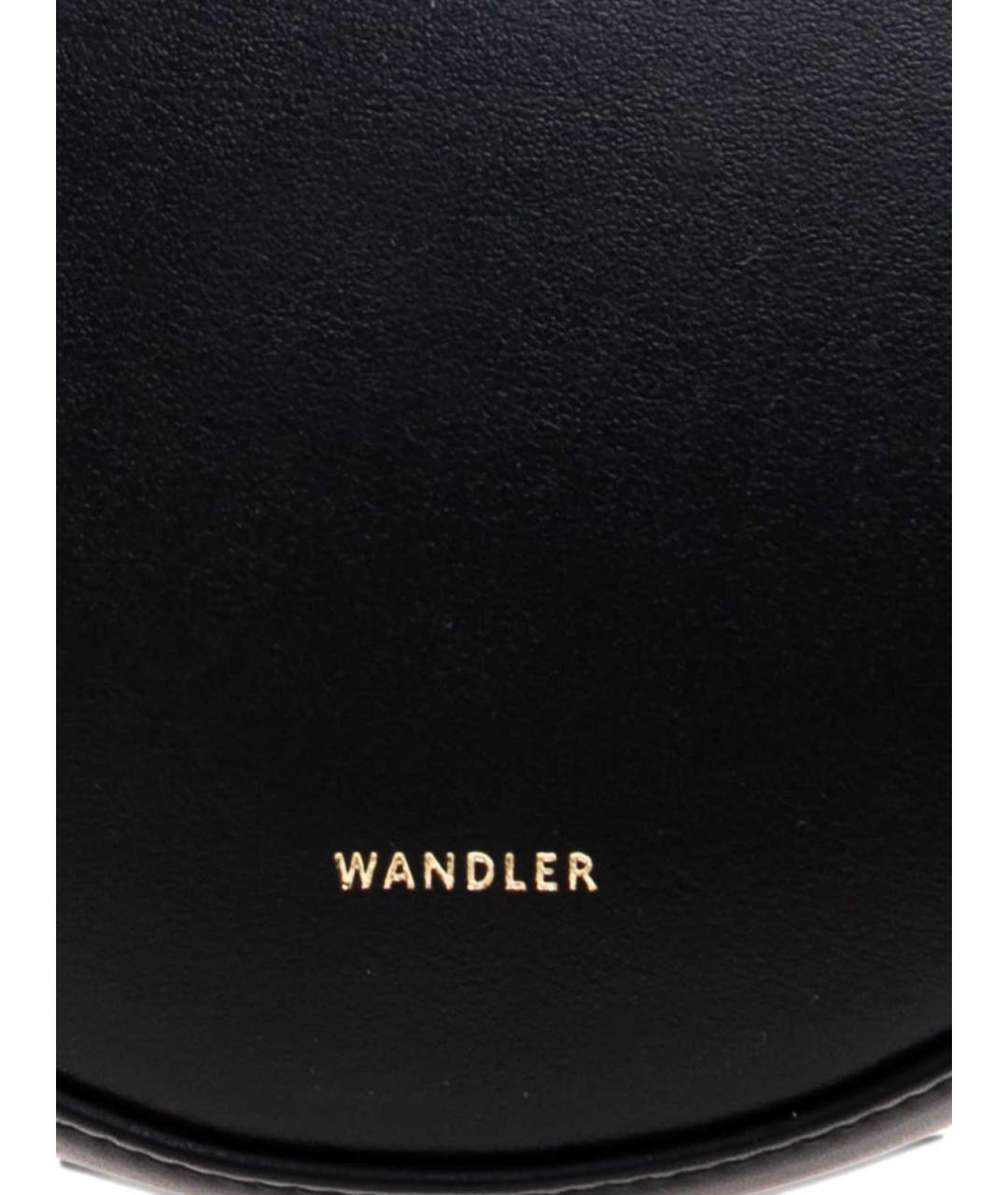WANDLER Черная кожаная сумка тоут, фото 2
