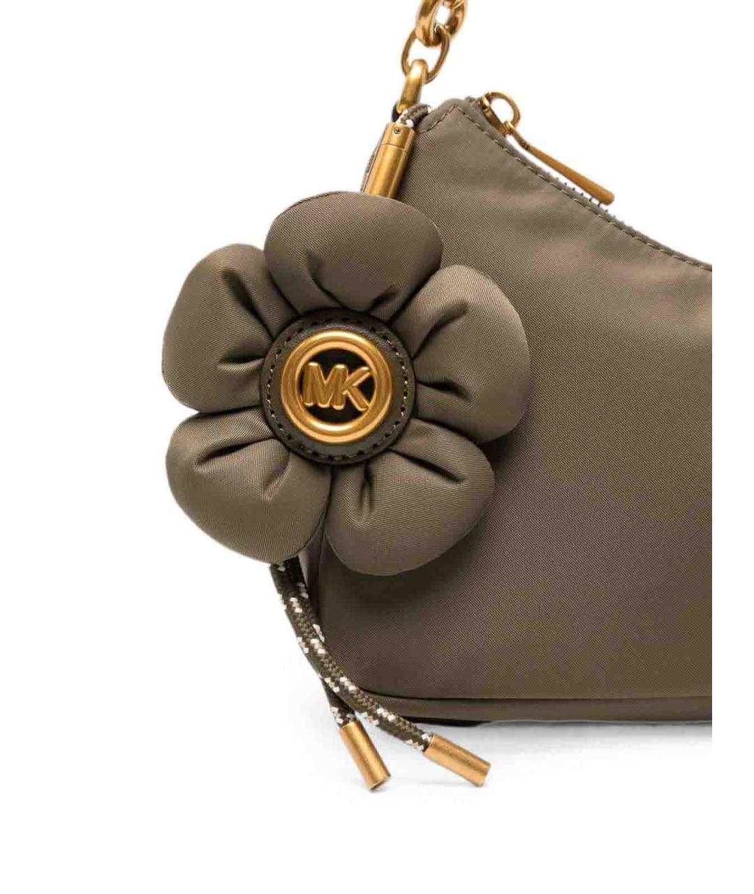 MICHAEL KORS Зеленая нейлоновая сумка через плечо, фото 4
