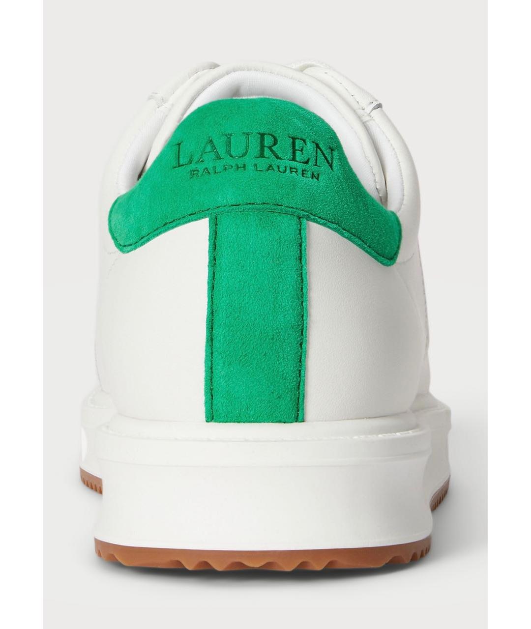 RALPH LAUREN Белые кожаные кеды, фото 4