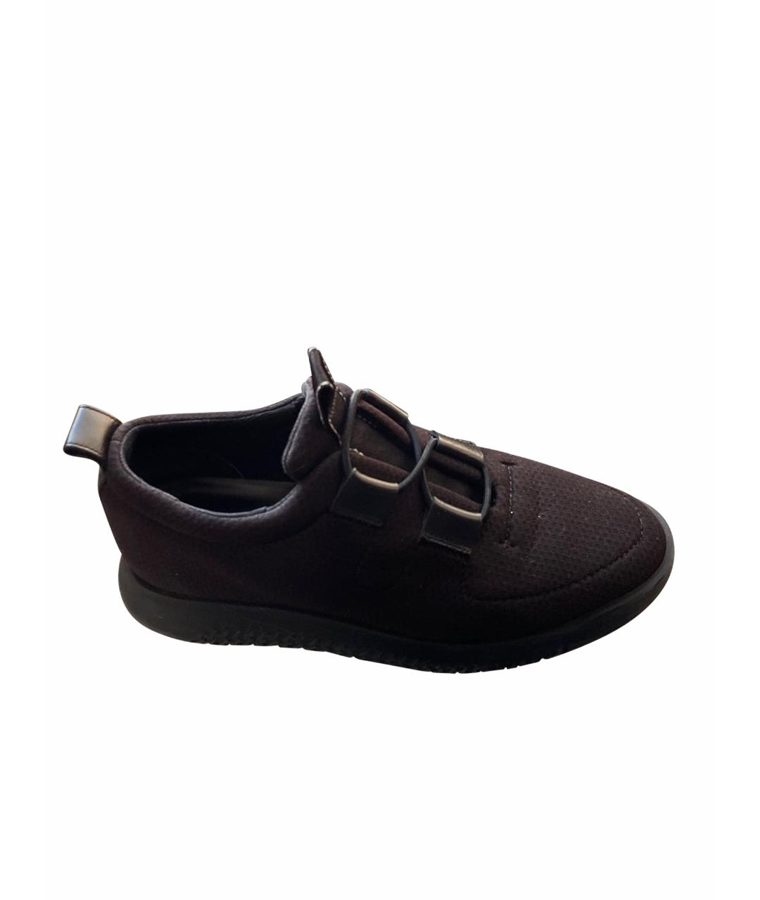 HERMES PRE-OWNED Черные синтетические кроссовки, фото 1