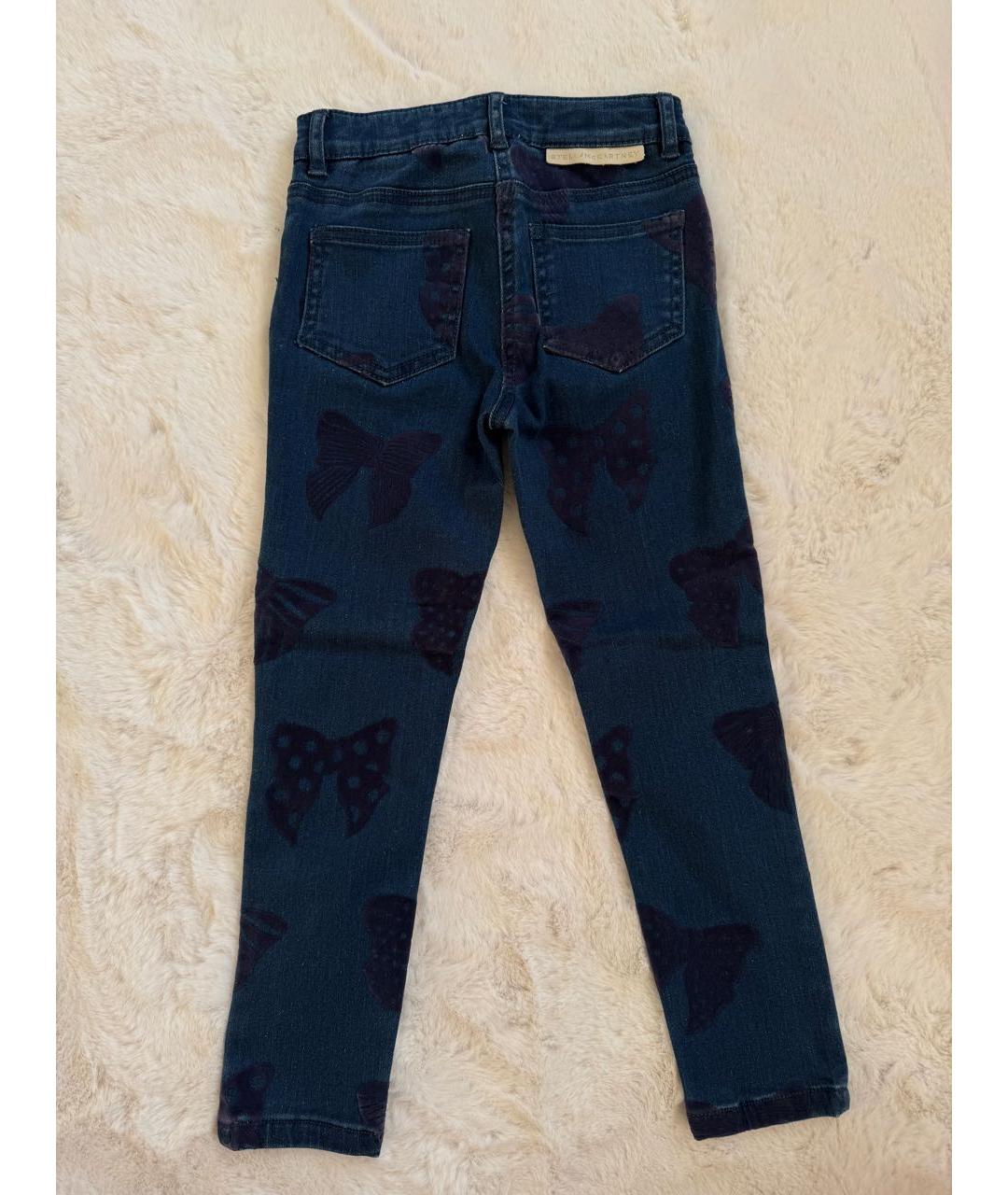 STELLA MCCARTNEY KIDS Темно-синие хлопковые детские джинсы, фото 2