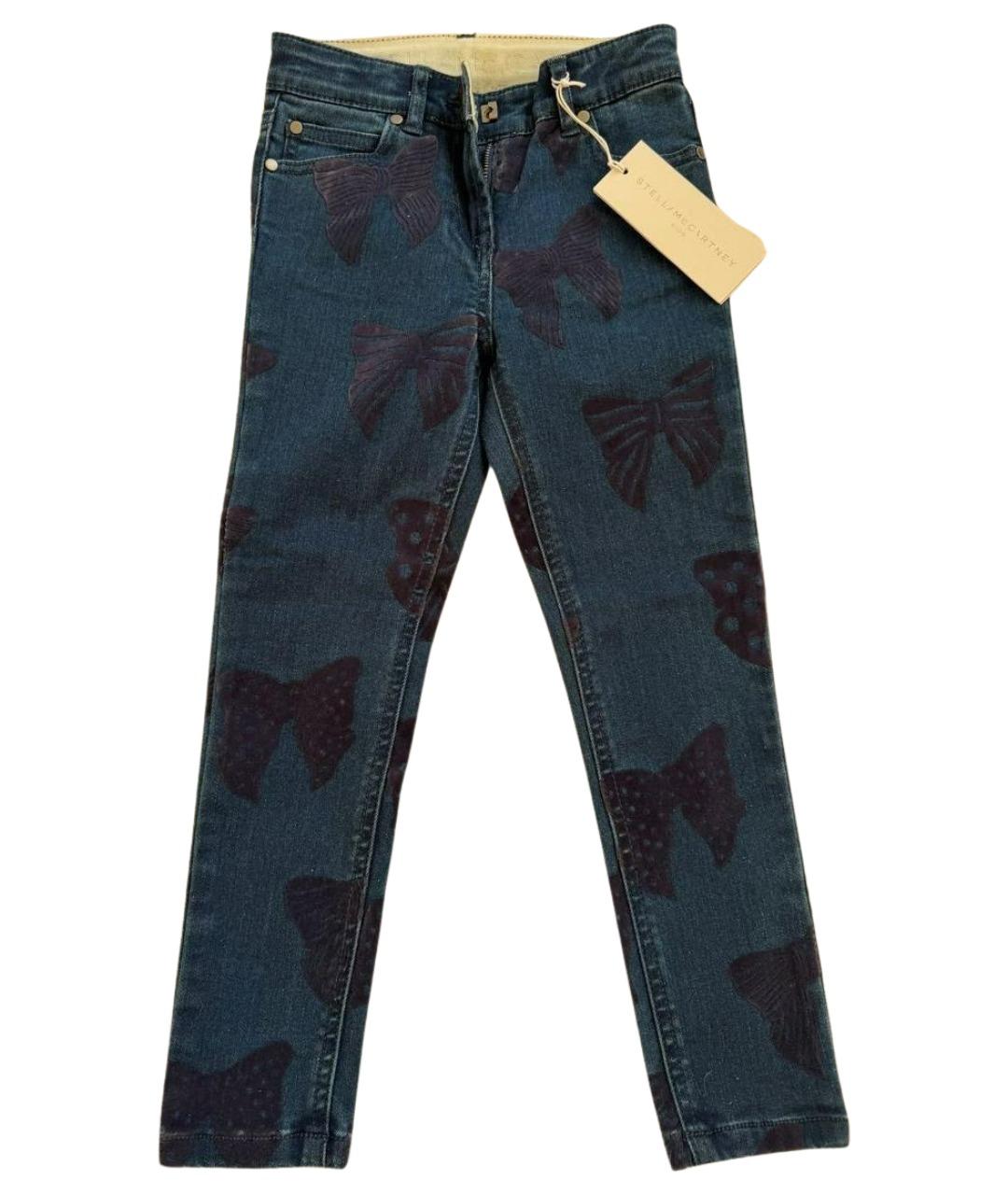 STELLA MCCARTNEY KIDS Темно-синие хлопковые детские джинсы, фото 1
