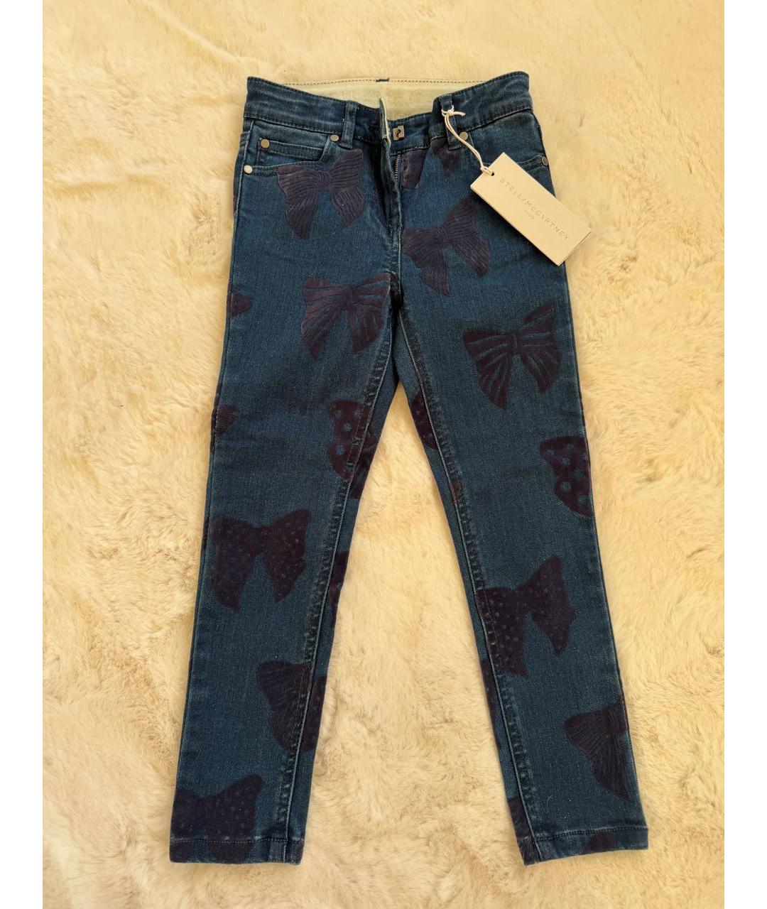 STELLA MCCARTNEY KIDS Темно-синие хлопковые детские джинсы, фото 6