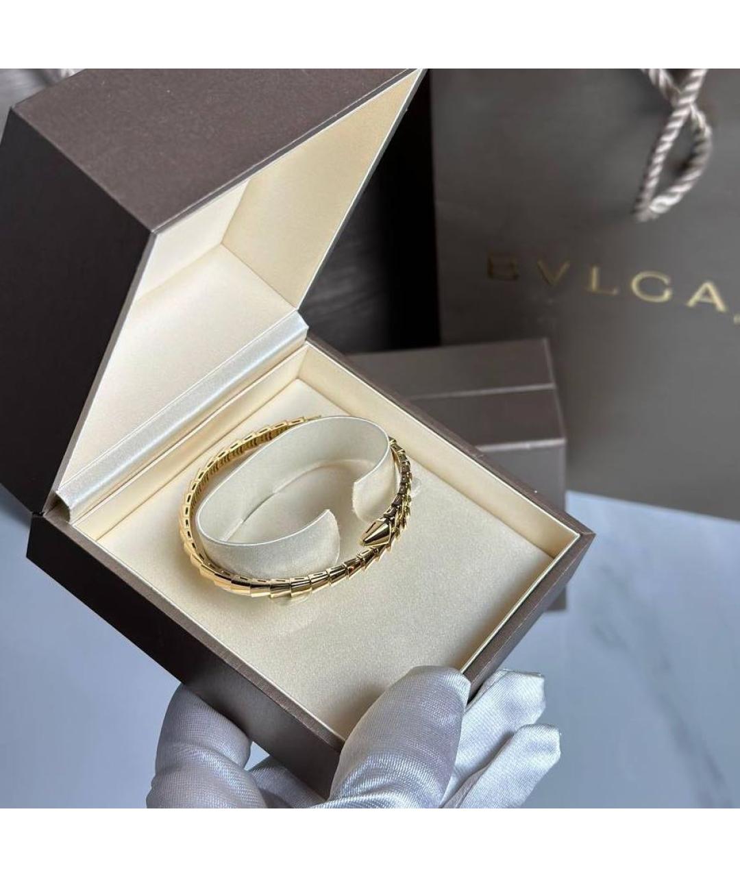 BVLGARI Золотой браслет из желтого золота, фото 7
