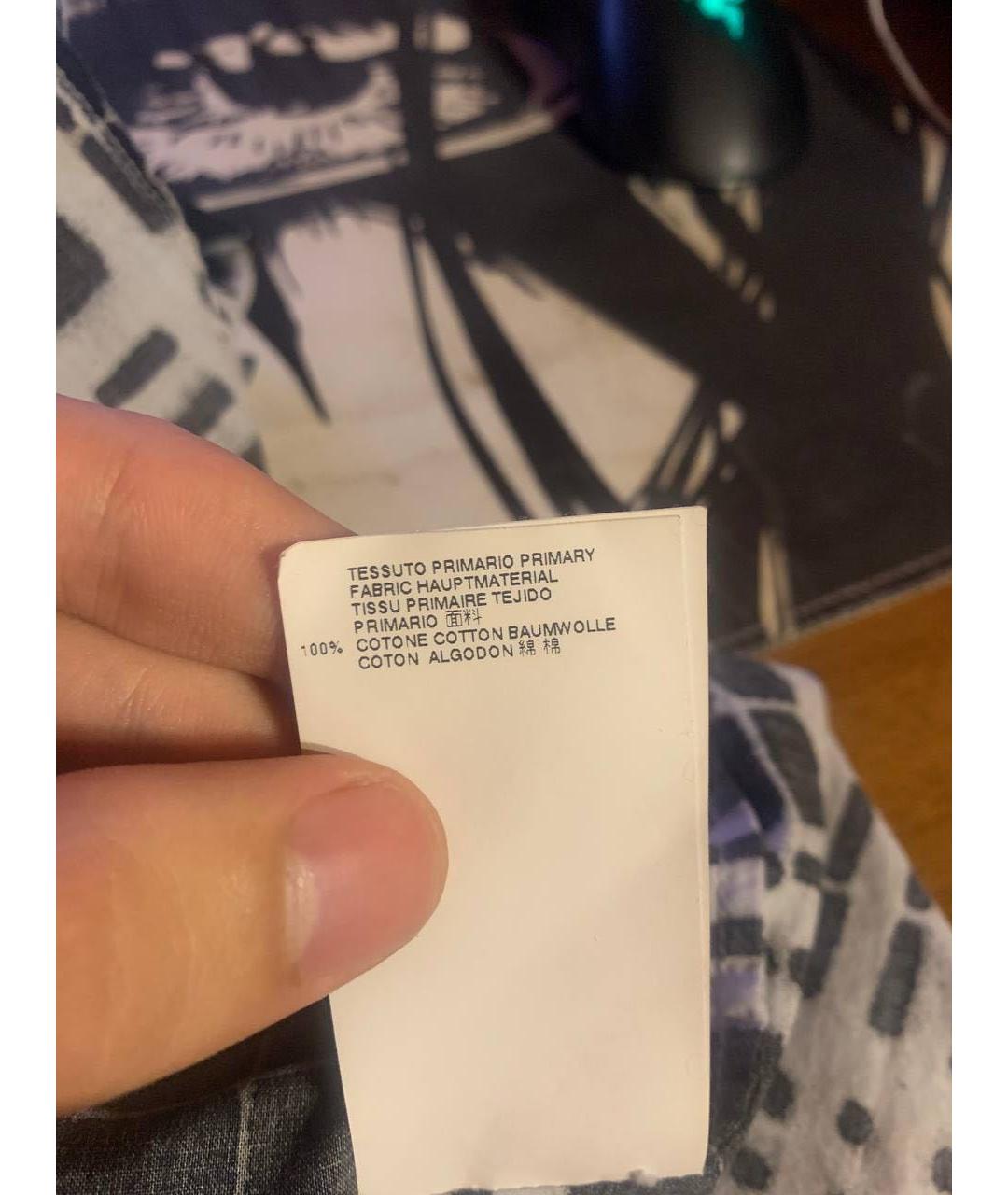 MAISON MARGIELA Белая хлопковая кэжуал рубашка, фото 8