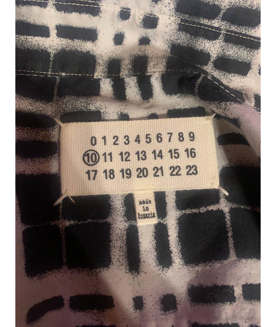 MAISON MARGIELA Белая хлопковая кэжуал рубашка, фото 5