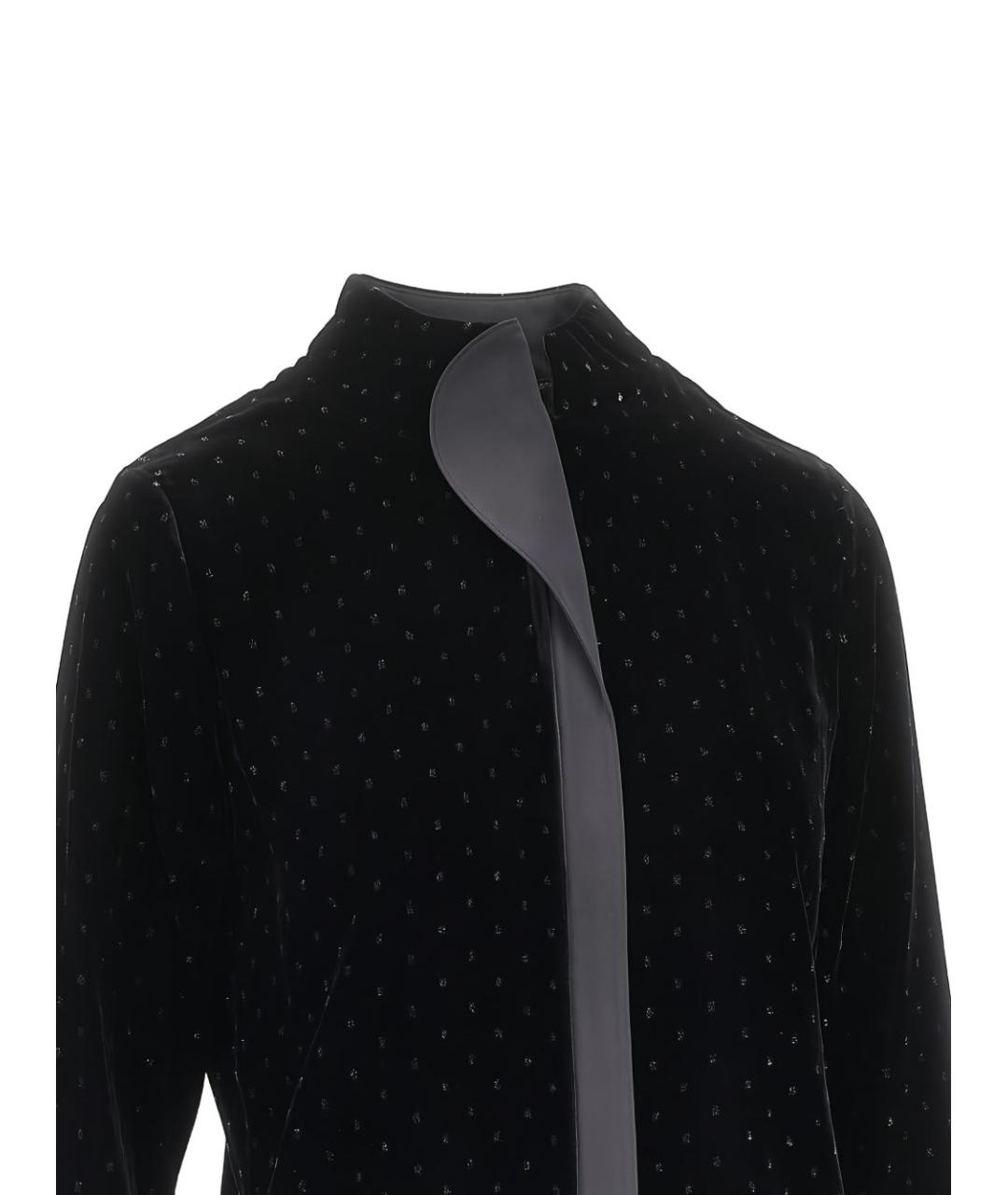 EMPORIO ARMANI Черная полиамидовая рубашка, фото 2