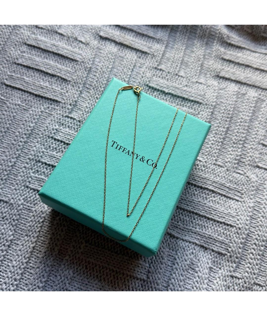 TIFFANY&CO Золотая цепочка из желтого золота, фото 2