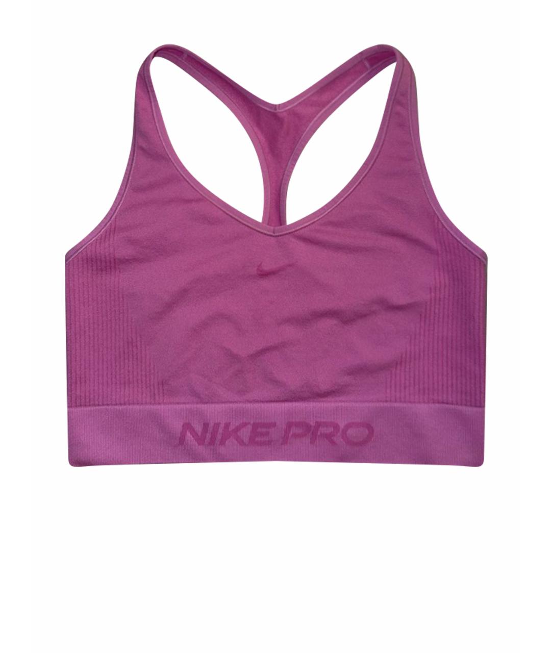 NIKE Розовая полиэстеровая майка, фото 1