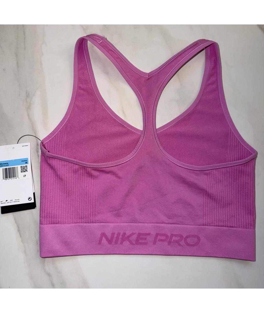 NIKE Розовая полиэстеровая майка, фото 2