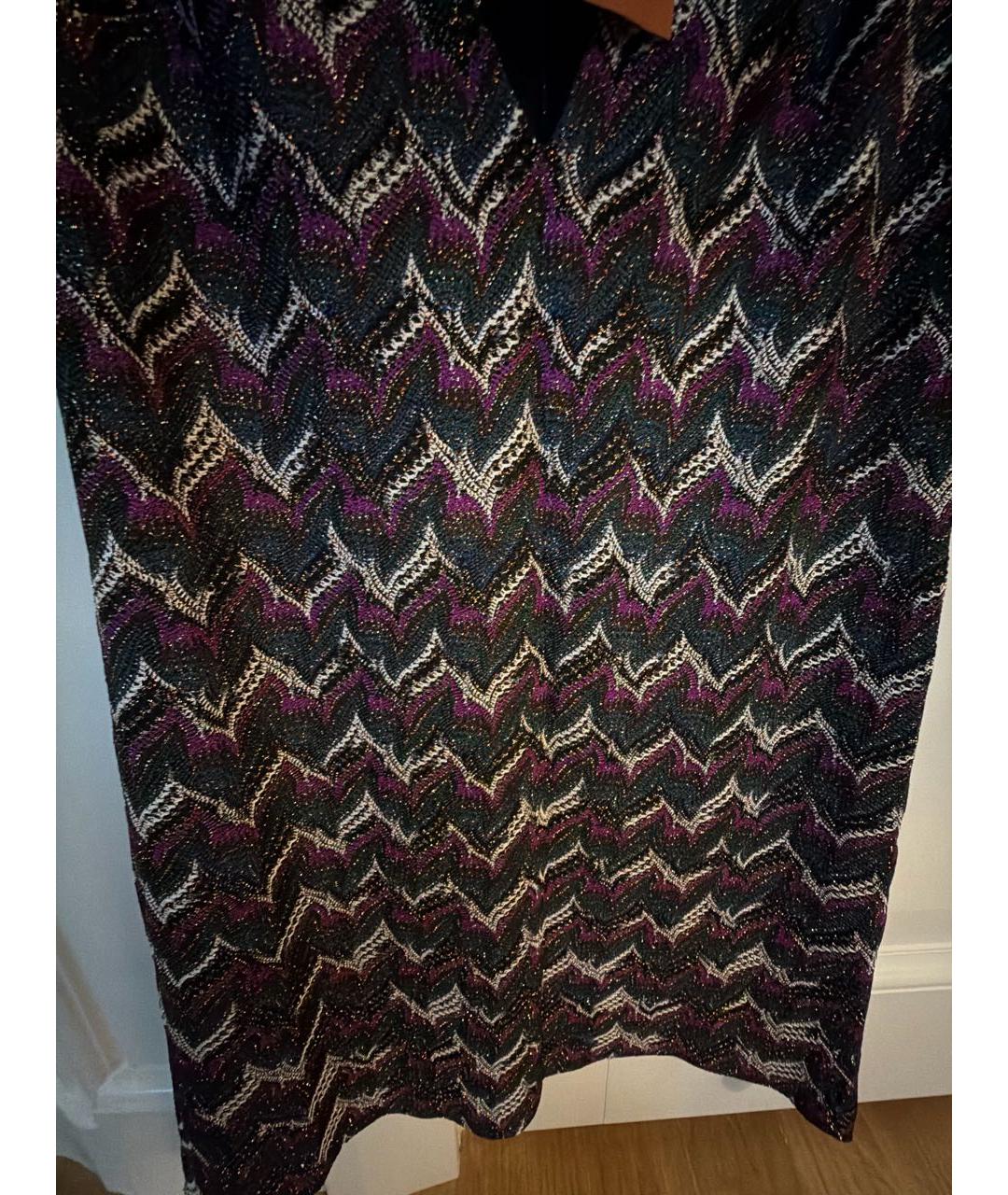 MISSONI Мульти вискозное коктейльное платье, фото 4