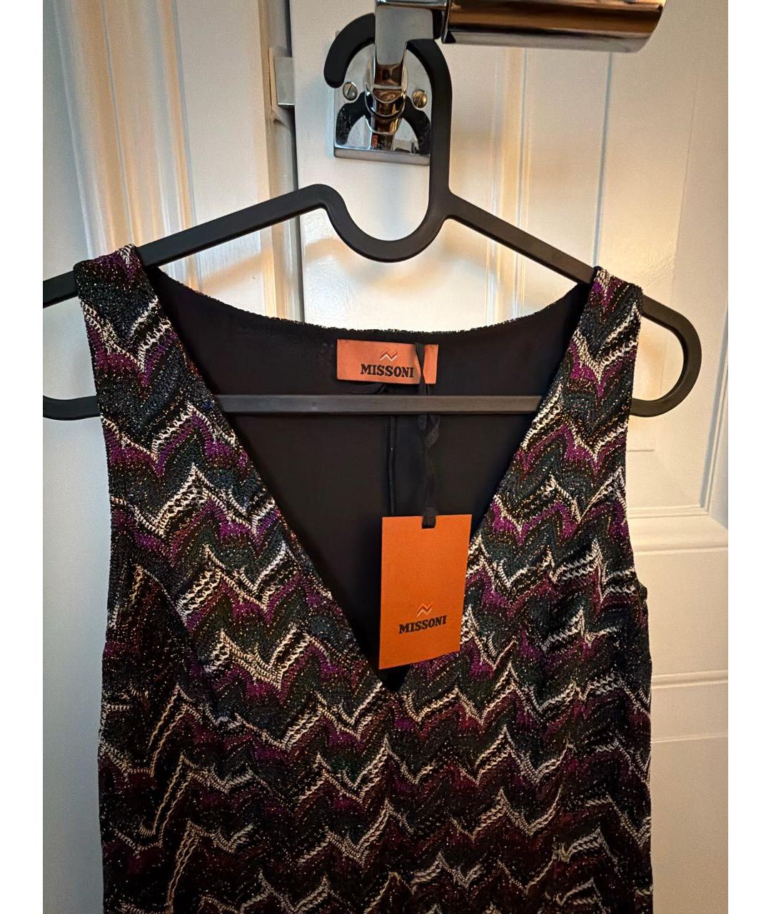MISSONI Мульти вискозное коктейльное платье, фото 3