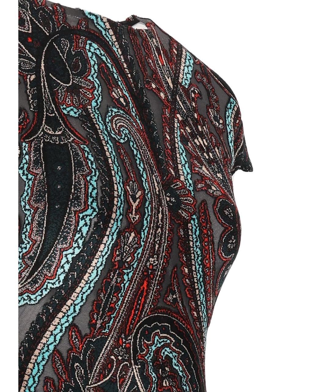 ETRO Мульти вискозное вечернее платье, фото 4