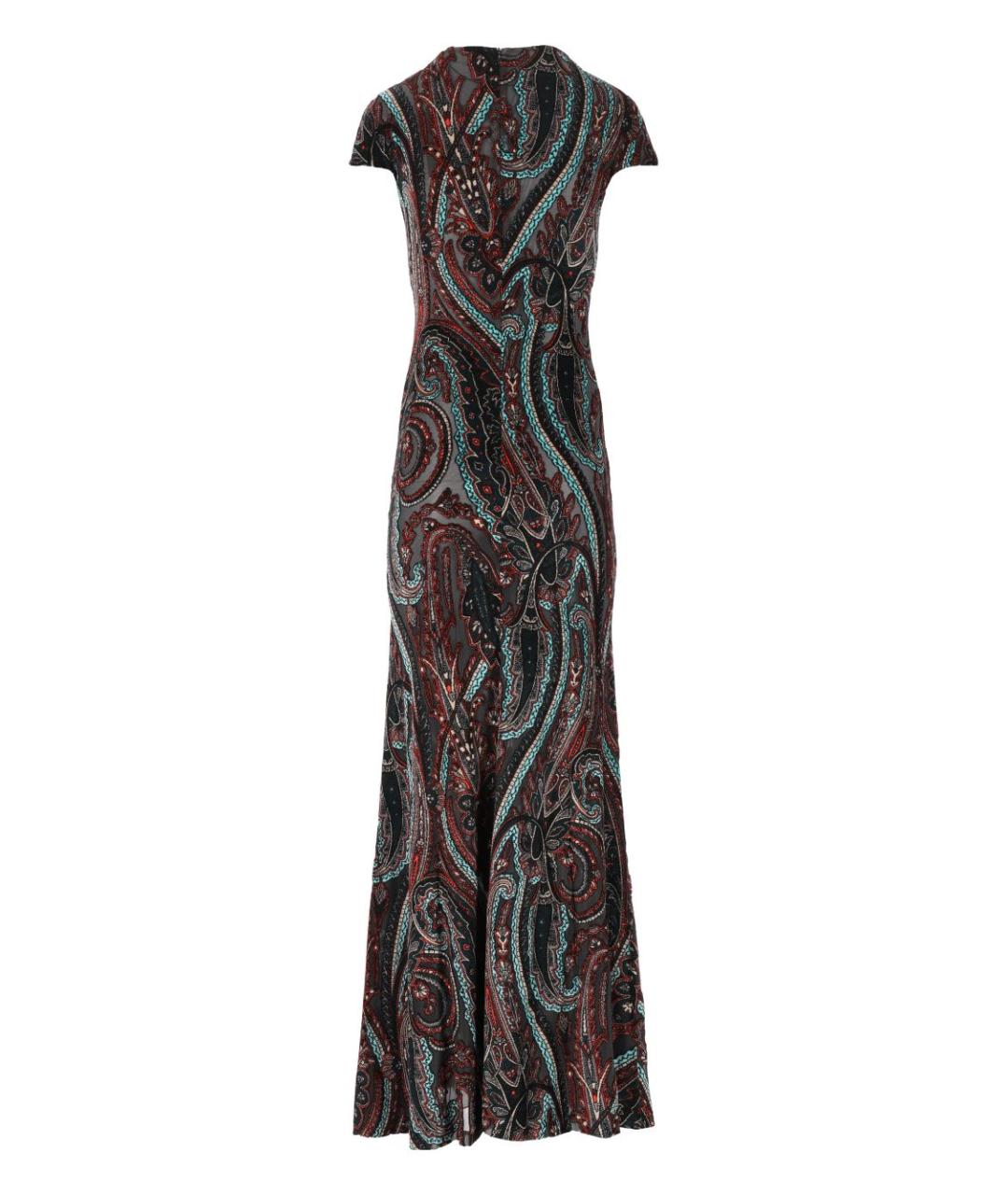ETRO Мульти вискозное вечернее платье, фото 2