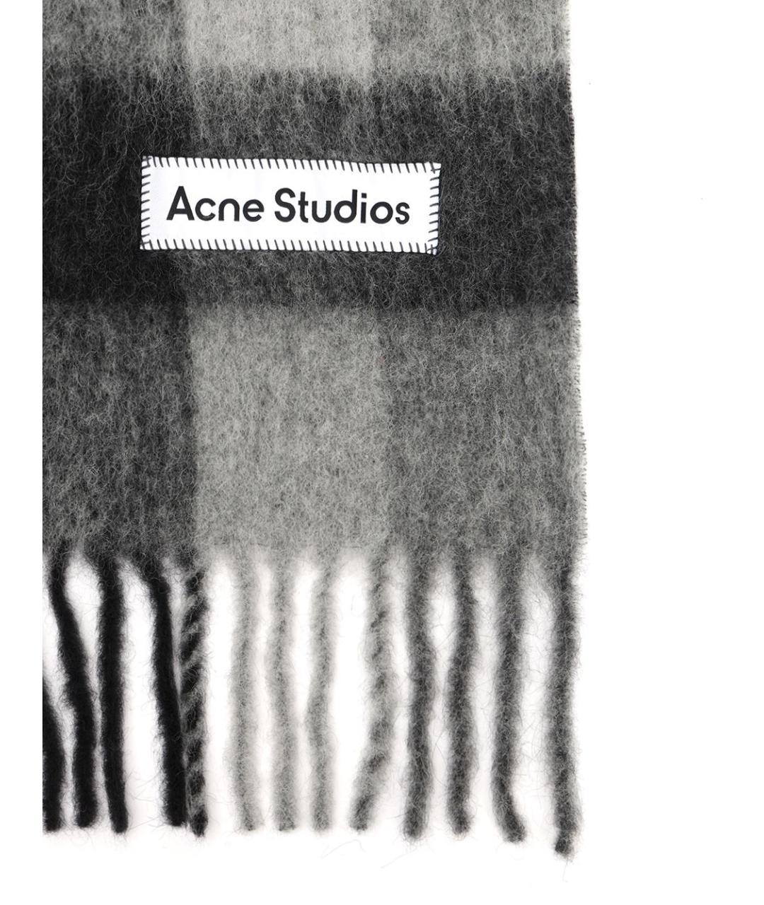 ACNE STUDIOS Мульти шерстяной шарф, фото 2