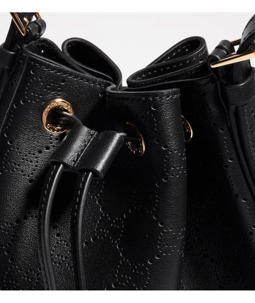 GUCCI Черная кожаная сумка через плечо, фото 5