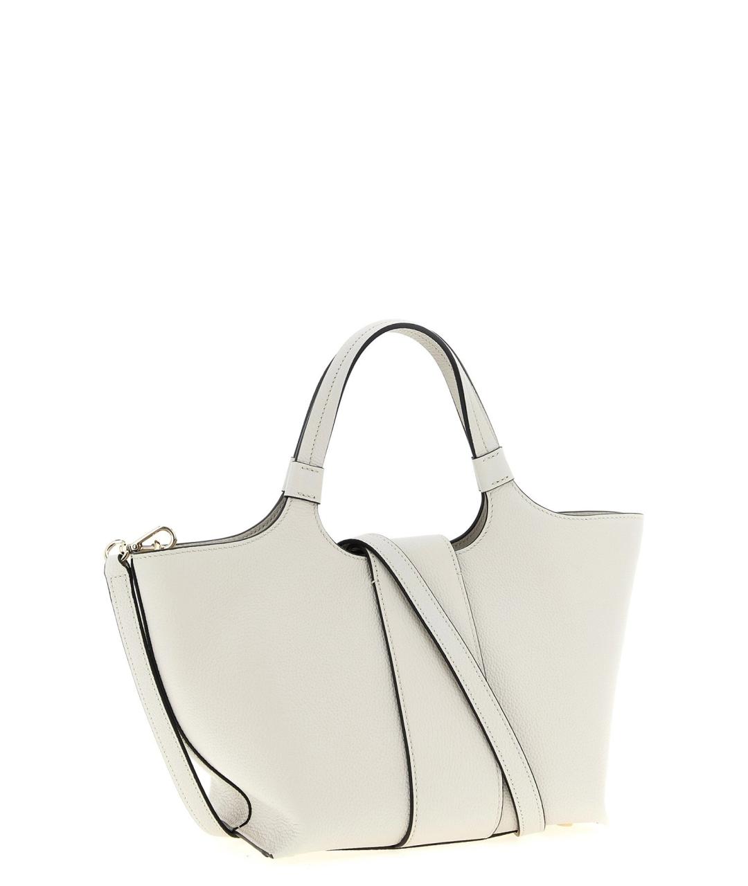 ROGER VIVIER Белая кожаная сумка тоут, фото 2