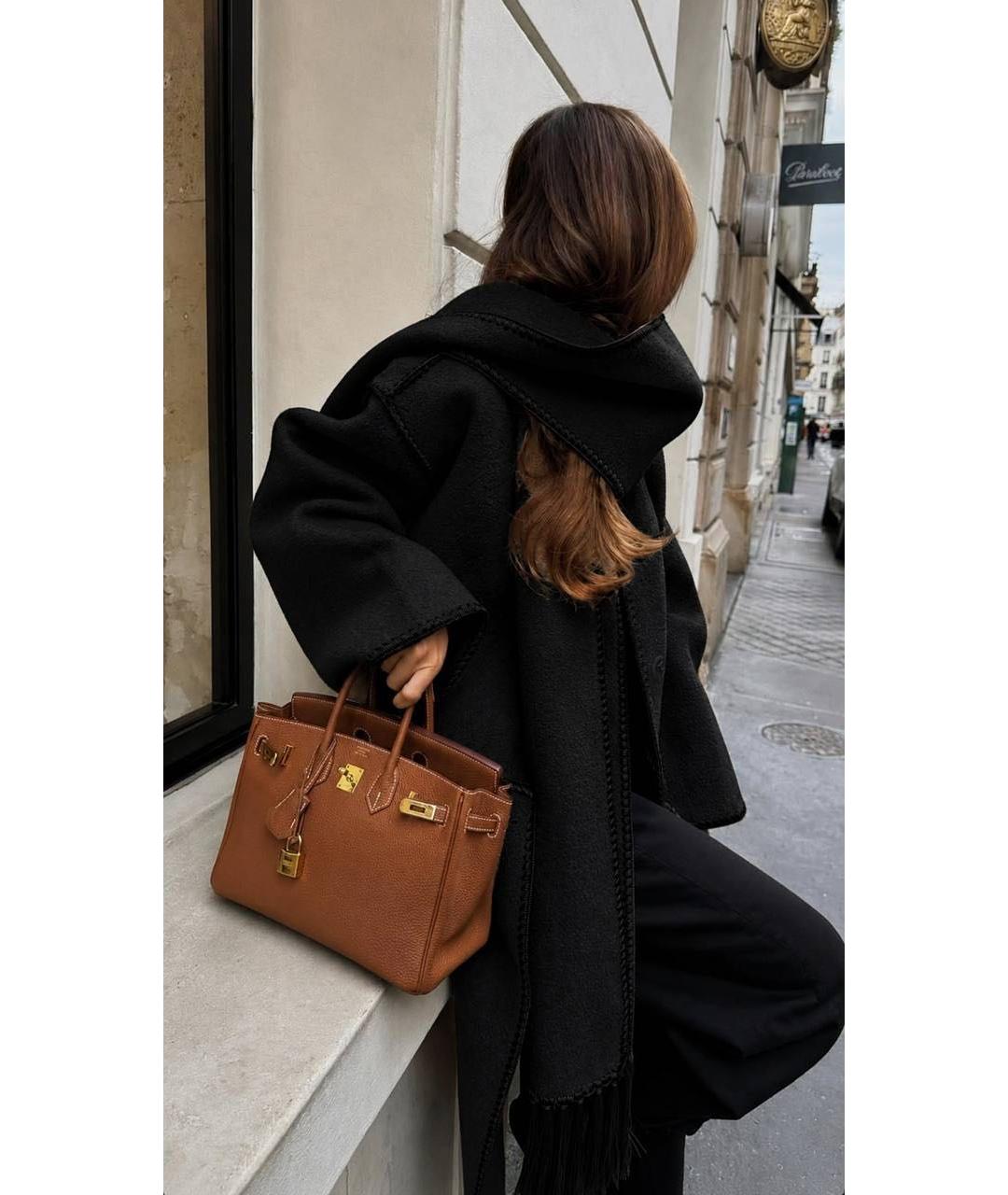 TOTEME Черное пальто, фото 5