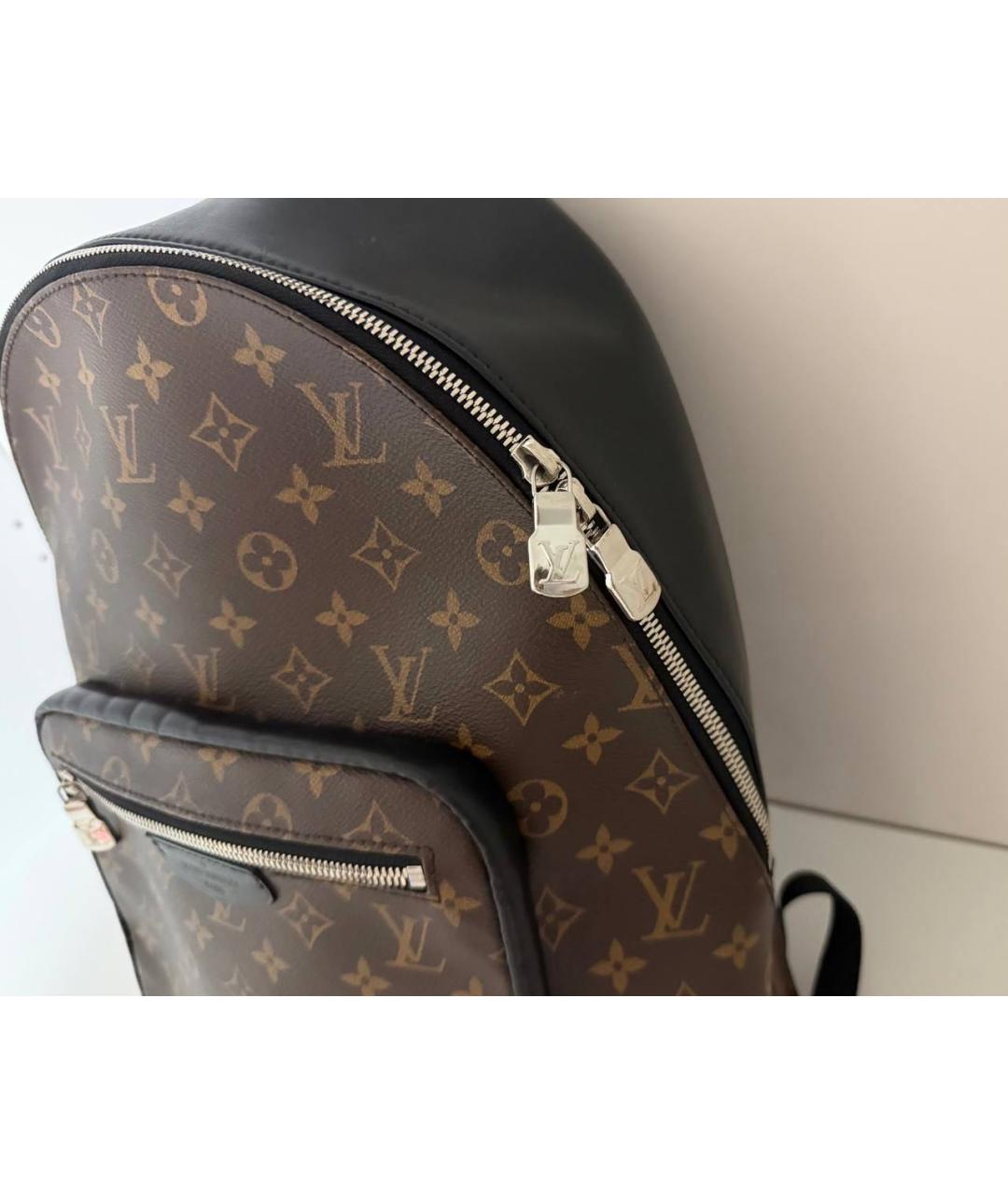LOUIS VUITTON Коричневый рюкзак из канвы, фото 2