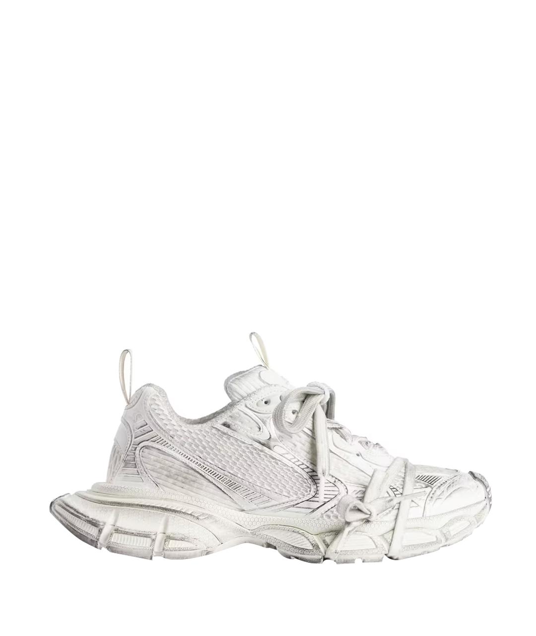 BALENCIAGA Белые текстильные кроссовки, фото 1