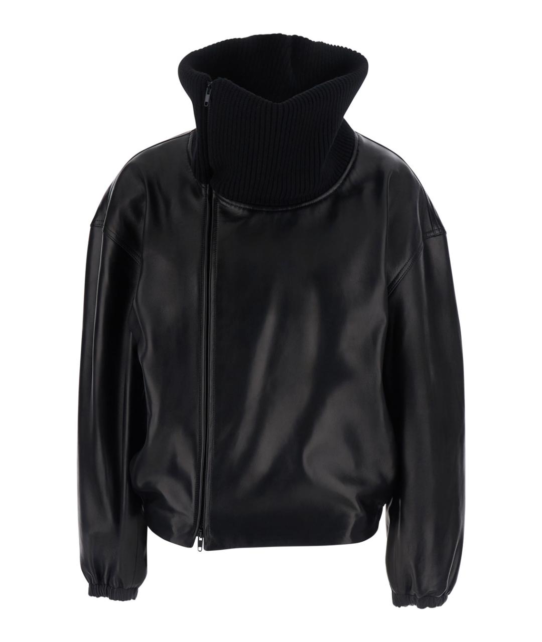 PHOEBE PHILO Черная кожаная куртка, фото 1