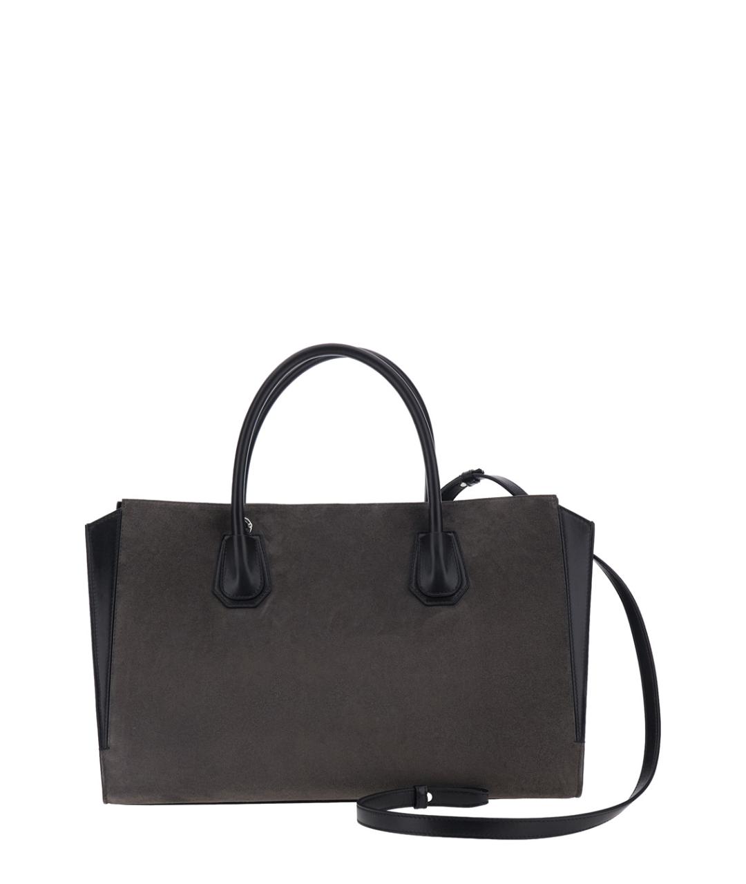 GIVENCHY Серая кожаная сумка тоут, фото 2