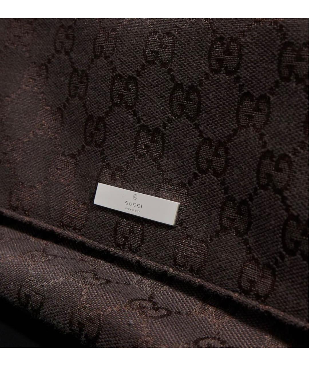 GUCCI Коричневая сумка через плечо из канвы, фото 3