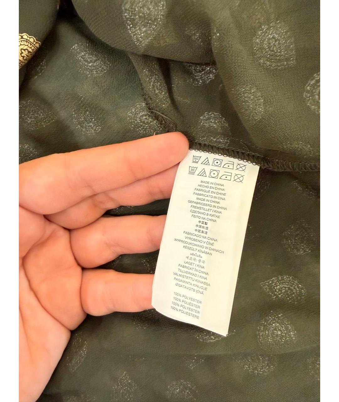 MICHAEL KORS Коричневая полиэстеровая блузы, фото 3