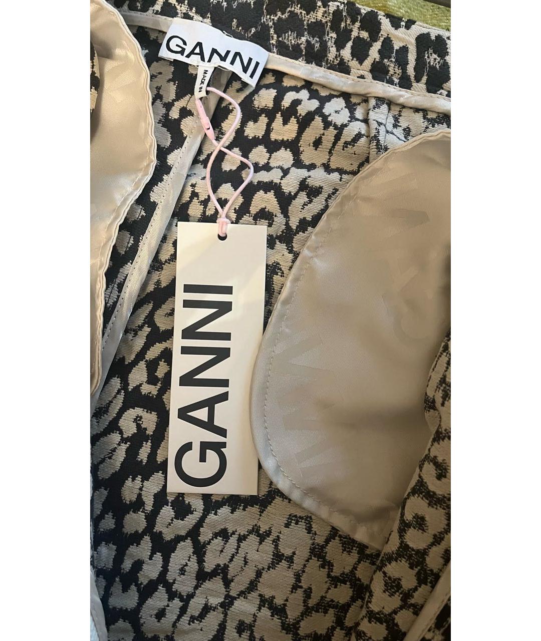 GANNI Хлопковая юбка миди, фото 6