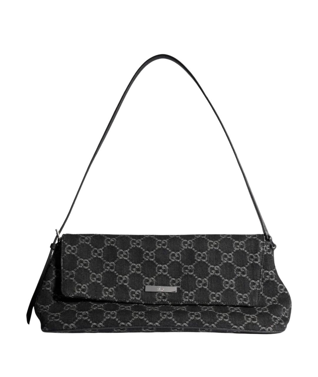 GUCCI Черная сумка с короткими ручками, фото 1