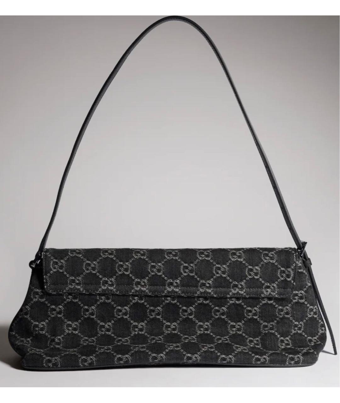 GUCCI Черная сумка с короткими ручками, фото 5