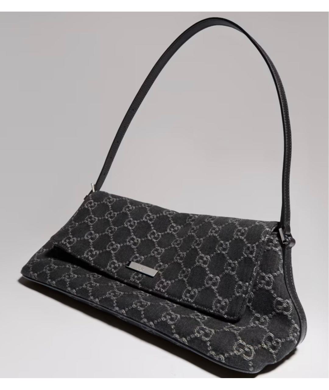 GUCCI Черная сумка с короткими ручками, фото 2