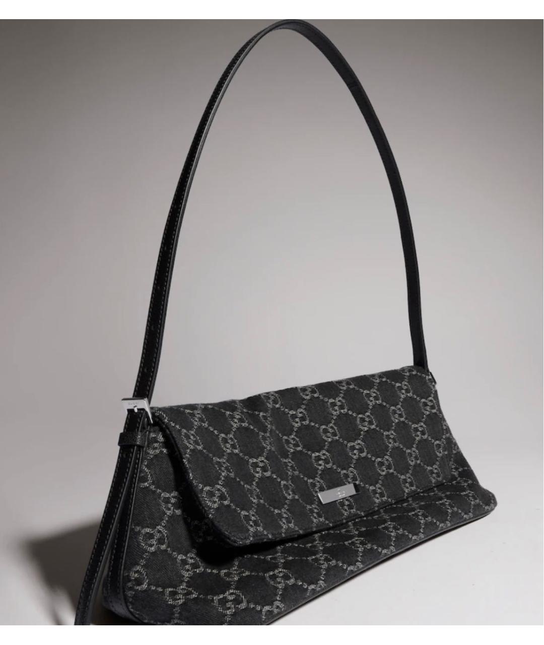 GUCCI Черная сумка с короткими ручками, фото 3