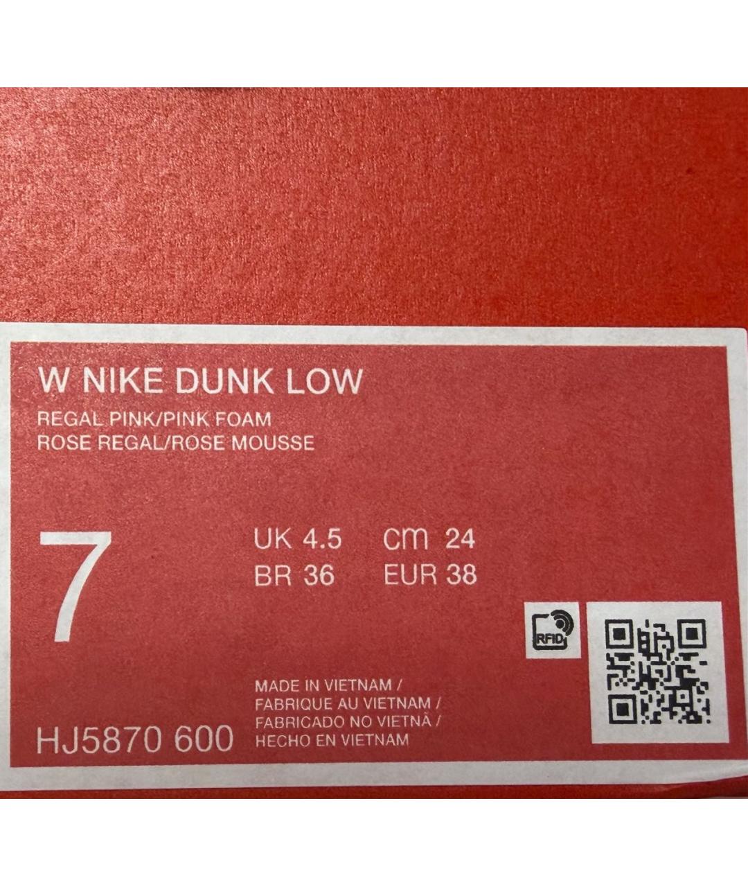 NIKE Розовые кожаные кроссовки, фото 8