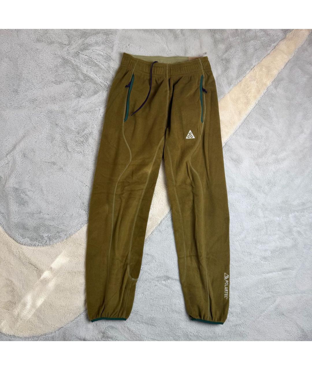 NIKE ACG Хаки полиэстеровые повседневные брюки, фото 8