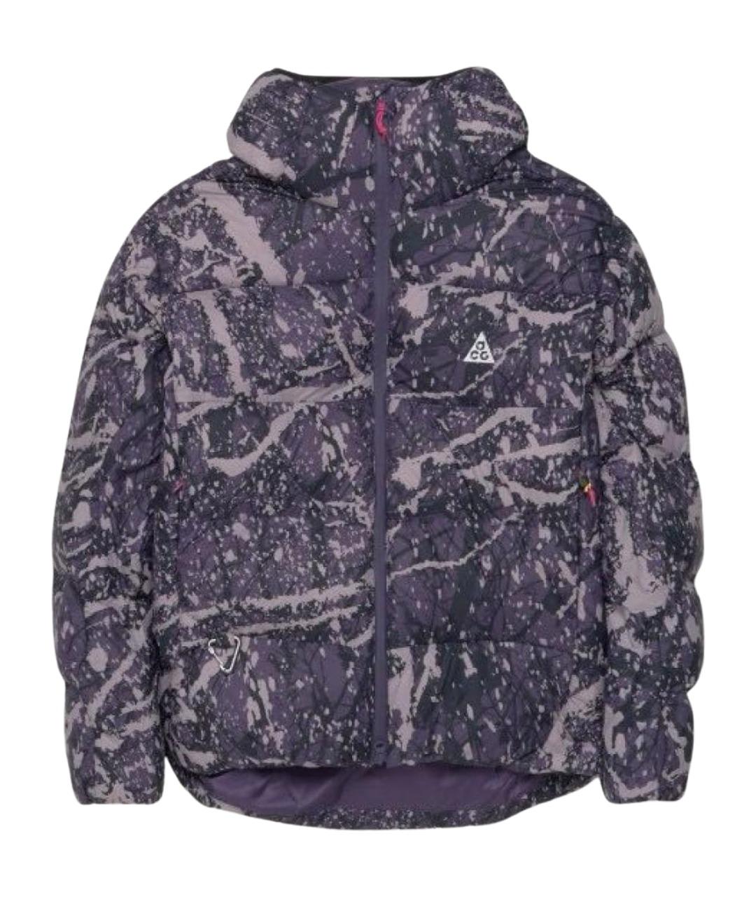 NIKE ACG Фиолетовый нейлоновый пуховик, фото 1