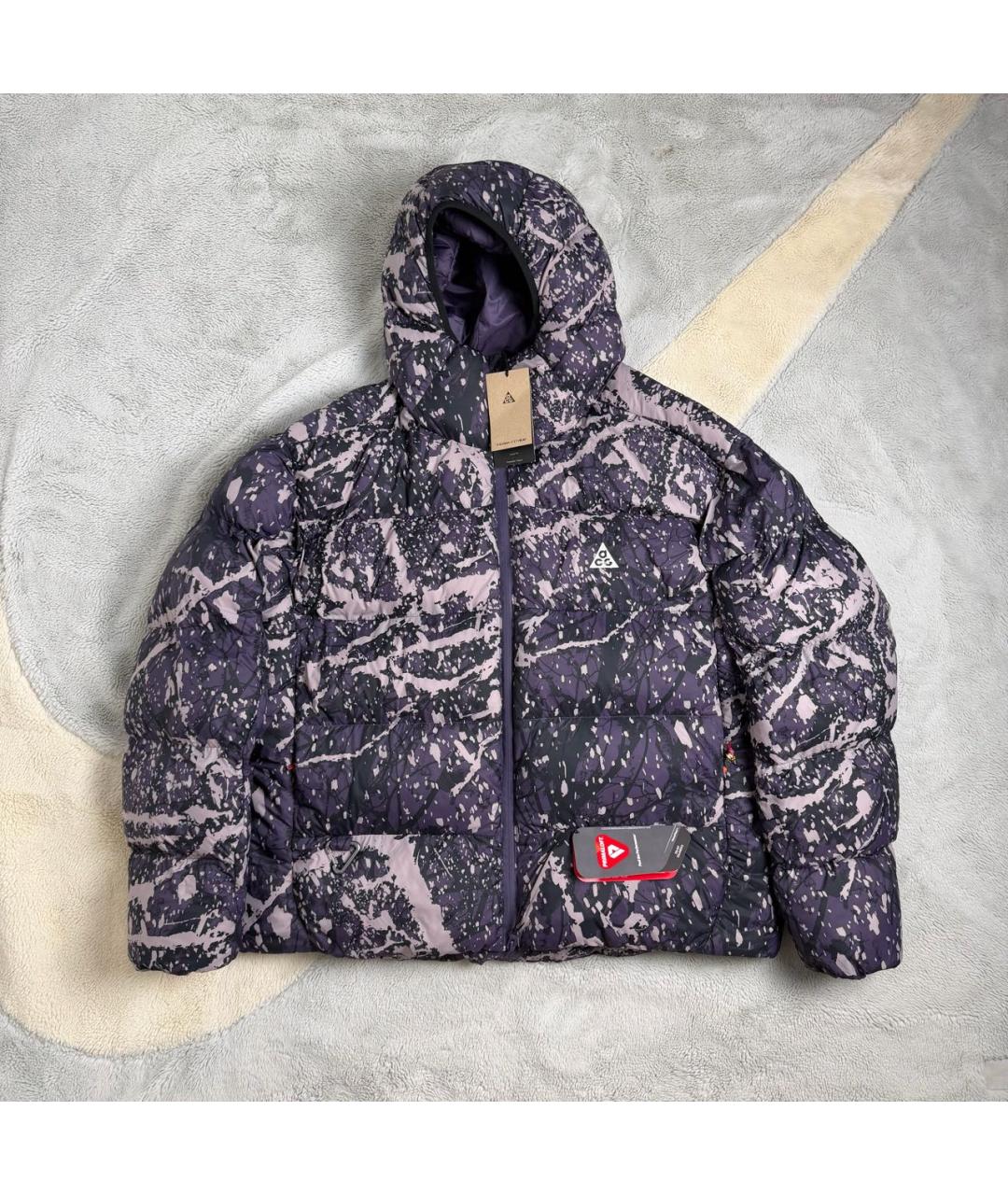 NIKE ACG Фиолетовый нейлоновый пуховик, фото 2