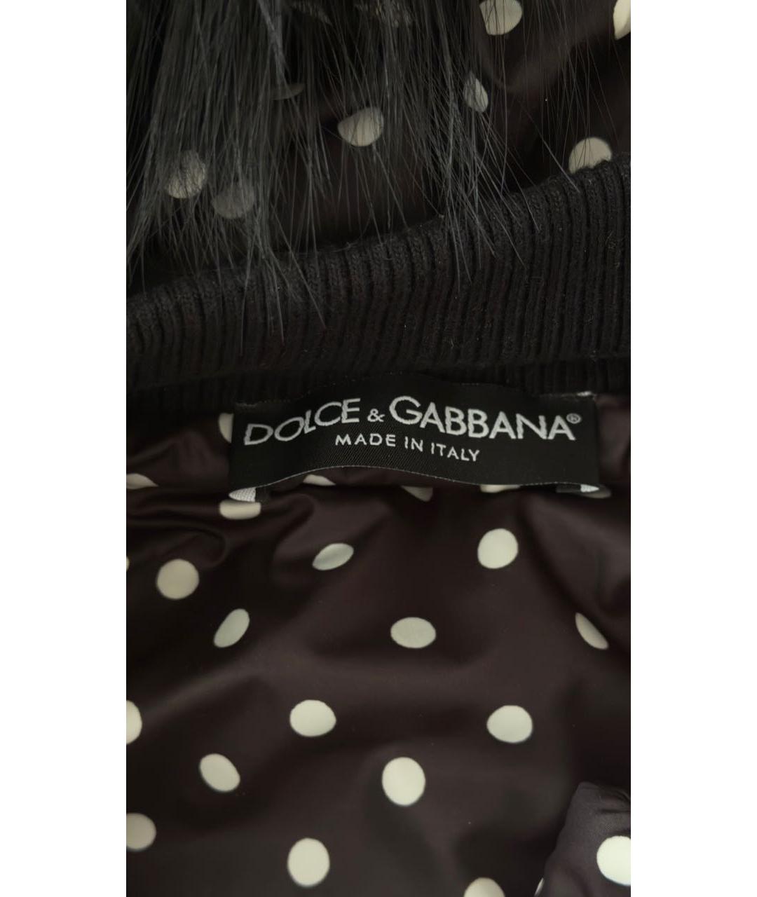 DOLCE&GABBANA Коричневая полиэстеровая куртка, фото 2