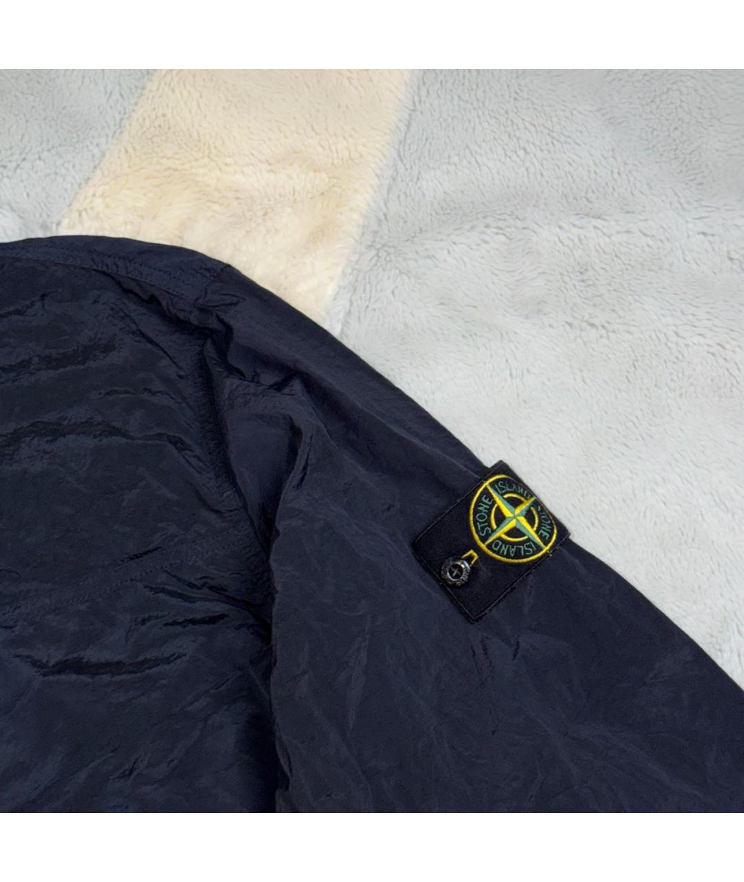 STONE ISLAND Черная нейлоновая куртка, фото 4