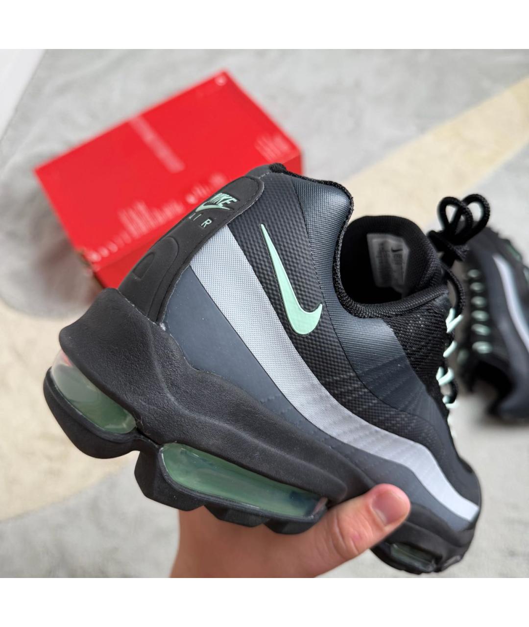 NIKE Черные низкие кроссовки / кеды, фото 4