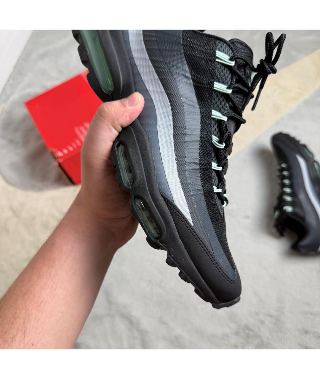 NIKE Черные низкие кроссовки / кеды, фото 6