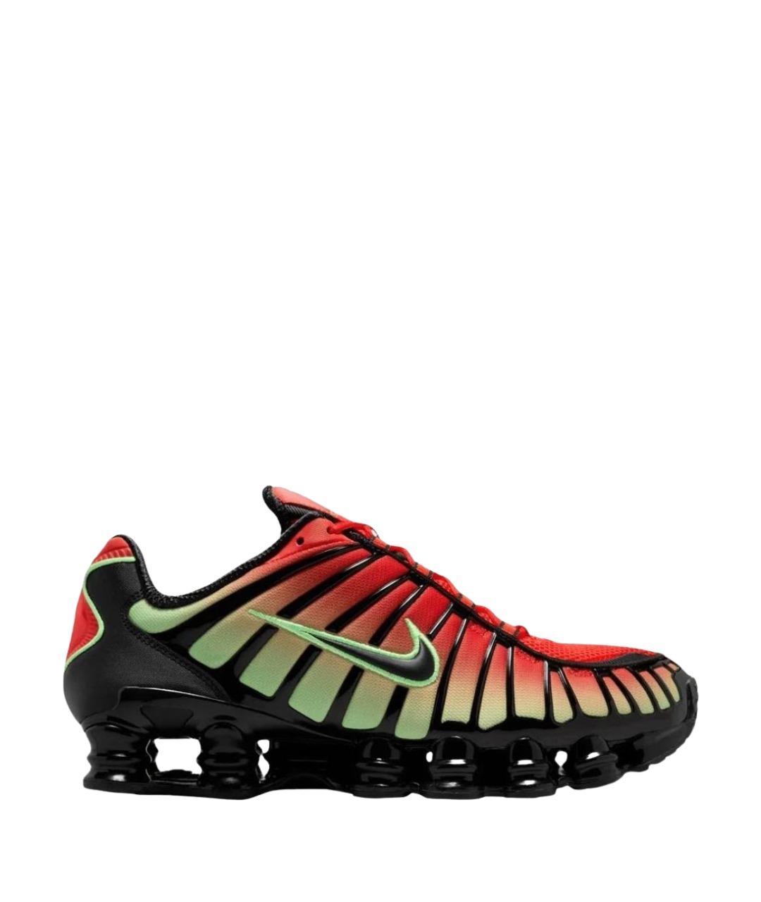 NIKE Зеленые текстильные низкие кроссовки / кеды, фото 1