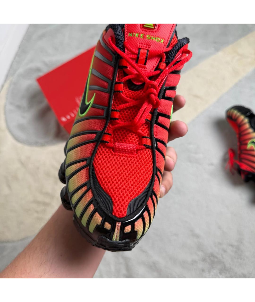 NIKE Зеленые текстильные низкие кроссовки / кеды, фото 7