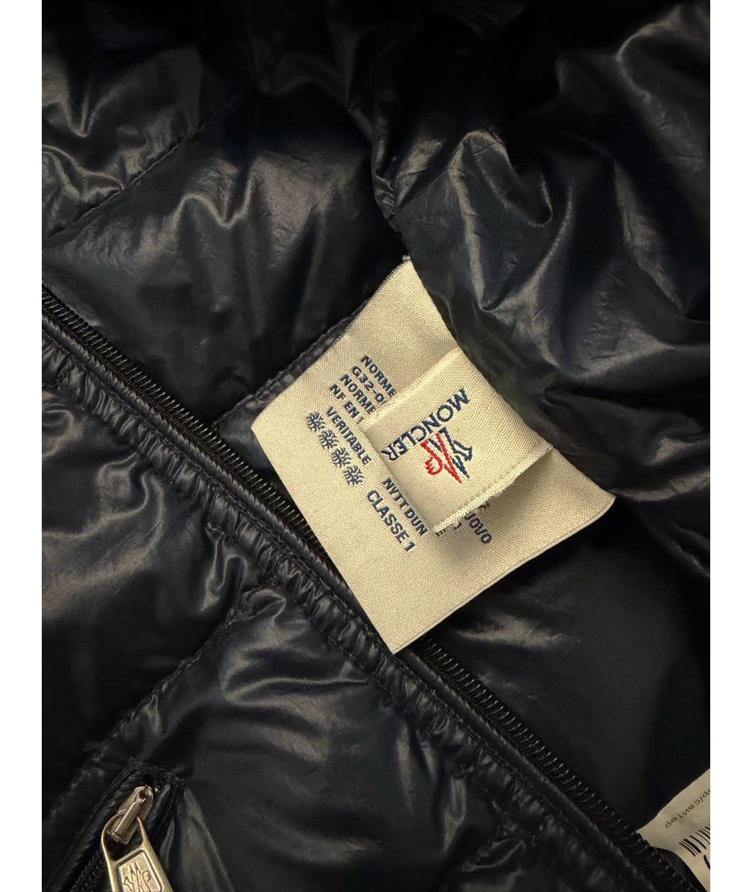 MONCLER Темно-синий жилет, фото 5
